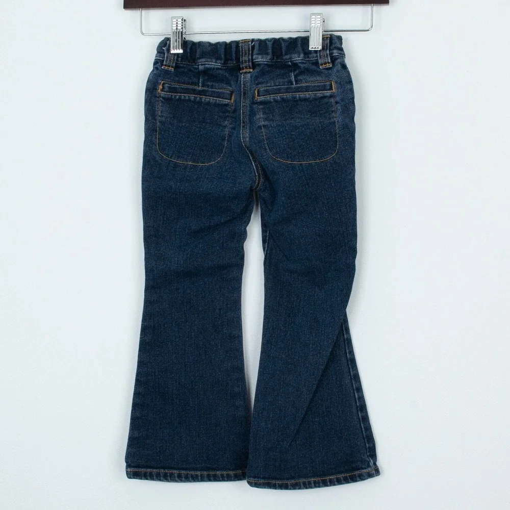 Gymboree Winter Snowflake Embroidered Bootcut Jeans Size‎ 4
